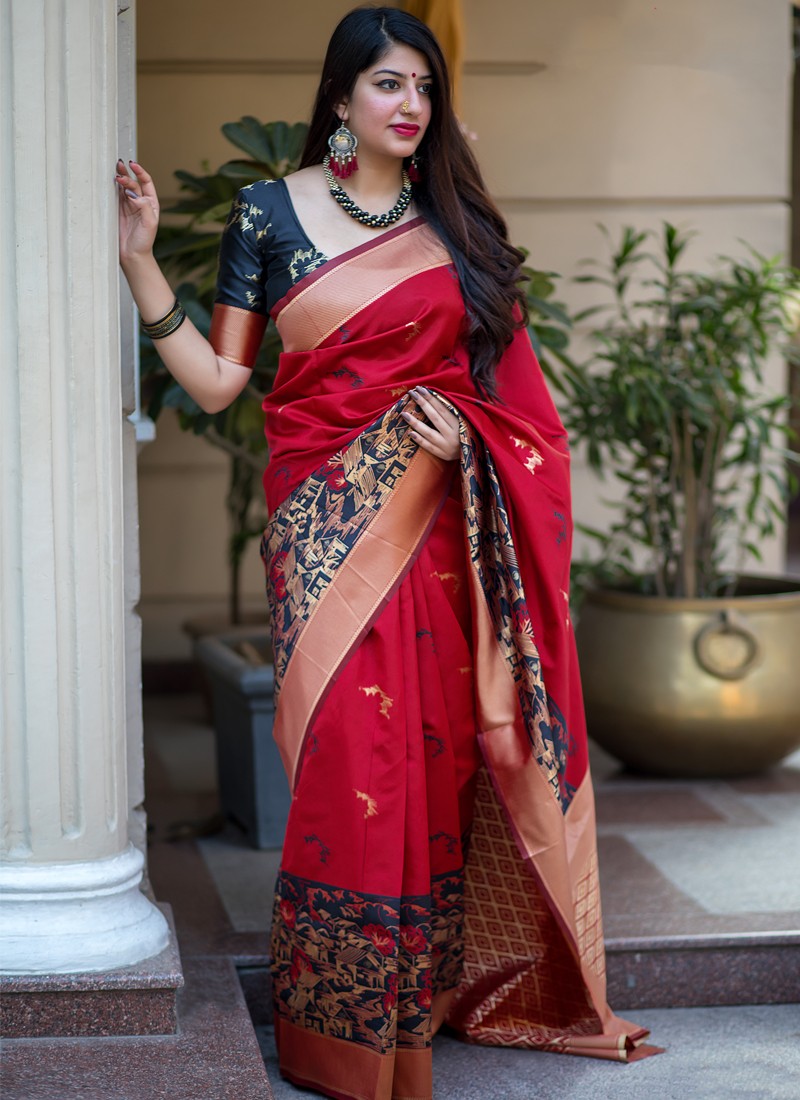 party look with saree