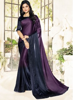 Classy Look Diamond Work Sarees