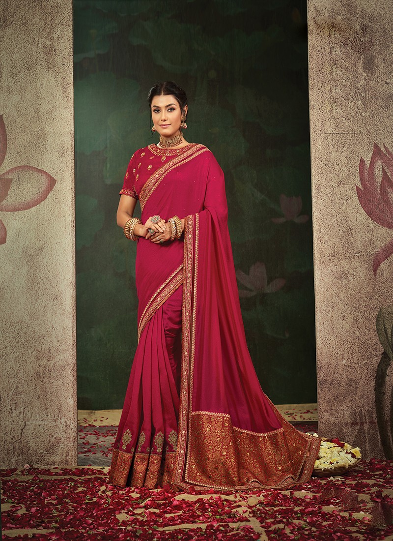 Designer Maroon Colour Silk Saree With Fancy Blouse at Rs 2399.00 | Designer  Silk Saree | ID: 2850502801388