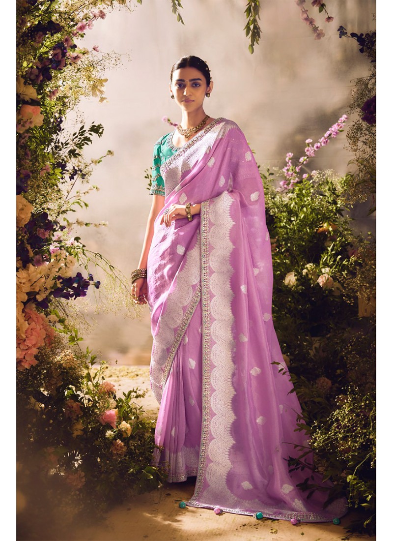 Dazzling Embroidered Designer Saree