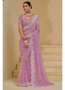 This Designer Saree  Contemporary Draping With A Modern Twist, Featuring A Flowing Hand-Embroidered Sequins And Beads In A Geometric Pattern, With A Touch Of Subtle Glitter